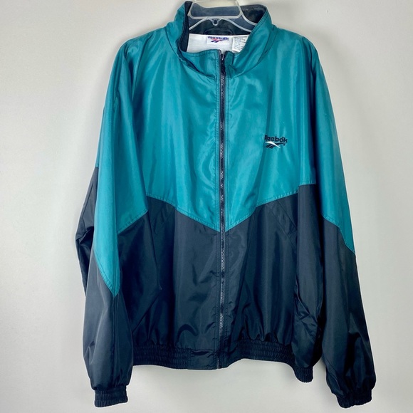 REEBOK 90s Vintage Mens Windbreaker Track Jacket - Picture 2 of 5